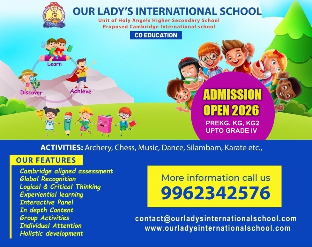 Admission Open 2026 - Our Lady's International School