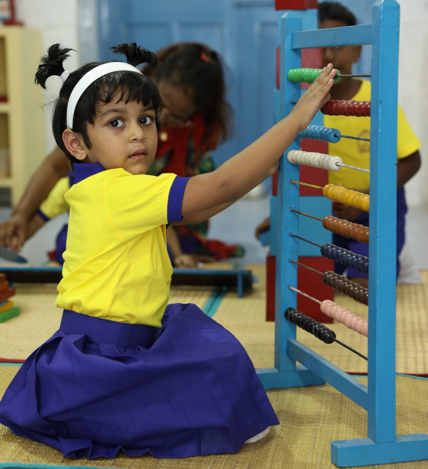 Students engaged in learning activity